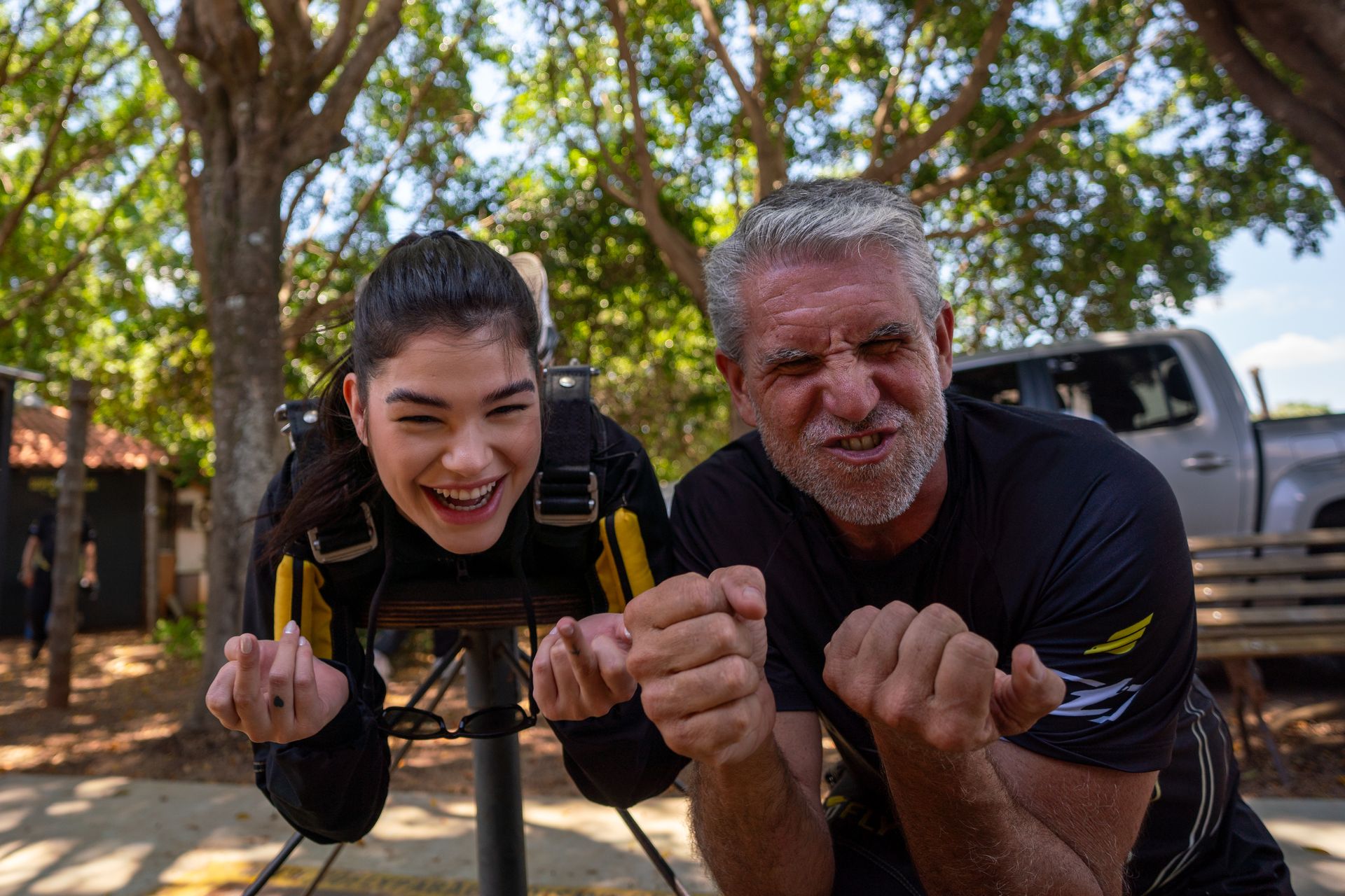 Treinamento no simulador de solo — Go Fly Boituva